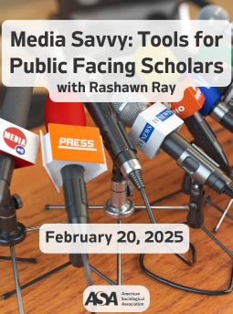 Webinar - Media Savvy: Tools for Public Facing Scholars Event Image